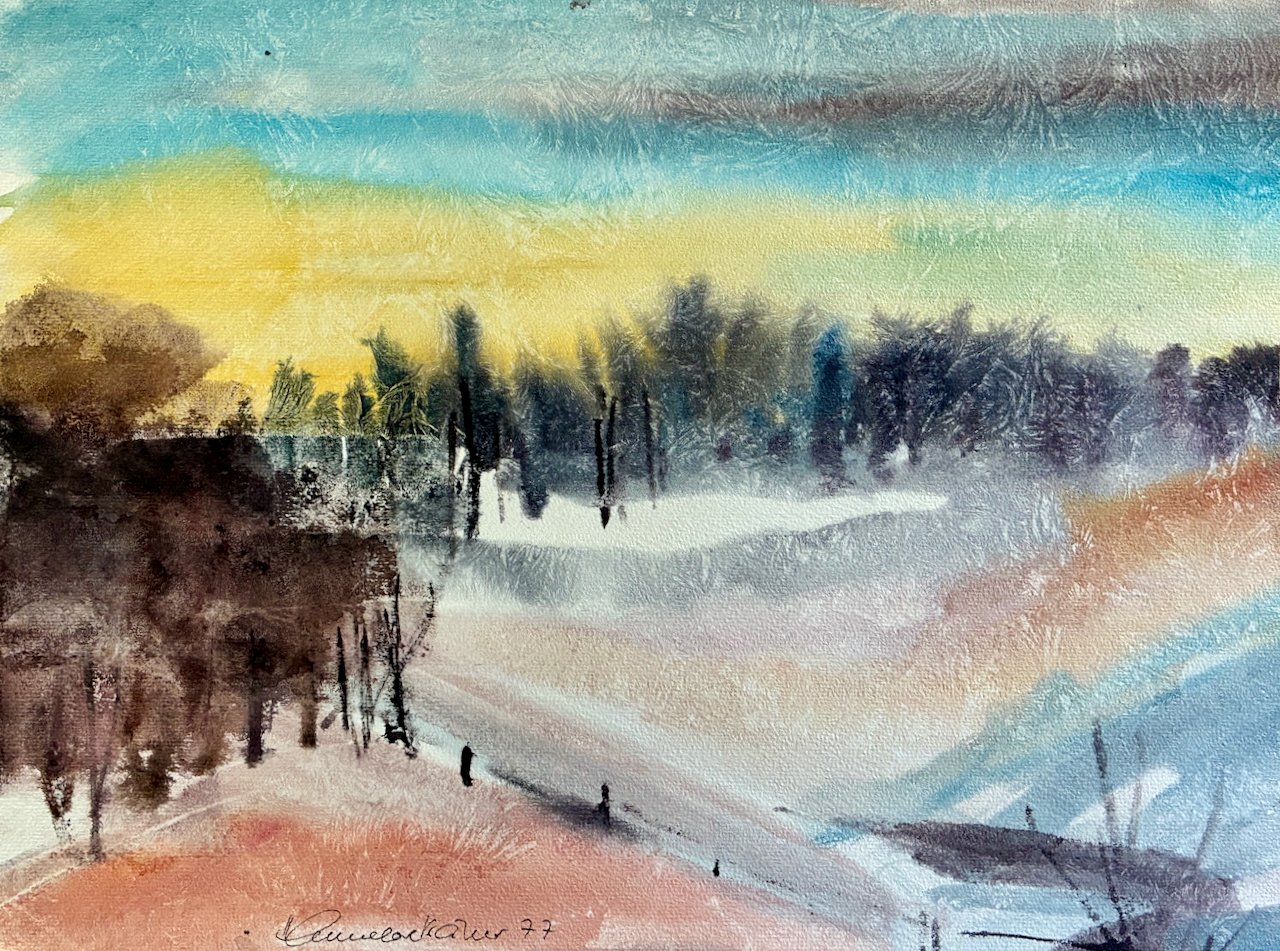 Winterlandschaft, 1977